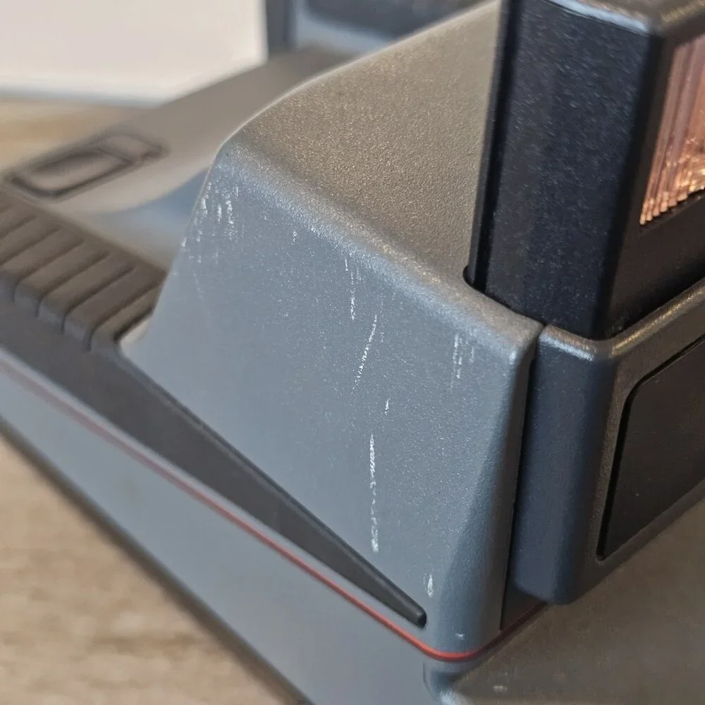 VTG Polaroid Camera 600 Impulse Instant Untested W Film Dead Battery‎ Retro